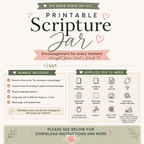 DIY Bible Verses Jar for Emotions, Color Coded Bible Verses