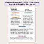 Bible Character Study Guide, 90 Bible Character Summaries