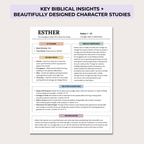 Women of the Bible, Character Study Guide,  Old & New Testament, 55 Women