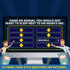 Bible Friendly Feud Game, PowerPoint Game, Christian Activities for Bible Study & Youth Group Games