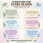 Printable Bible Verse Cards, Scripture And Prayer Cards