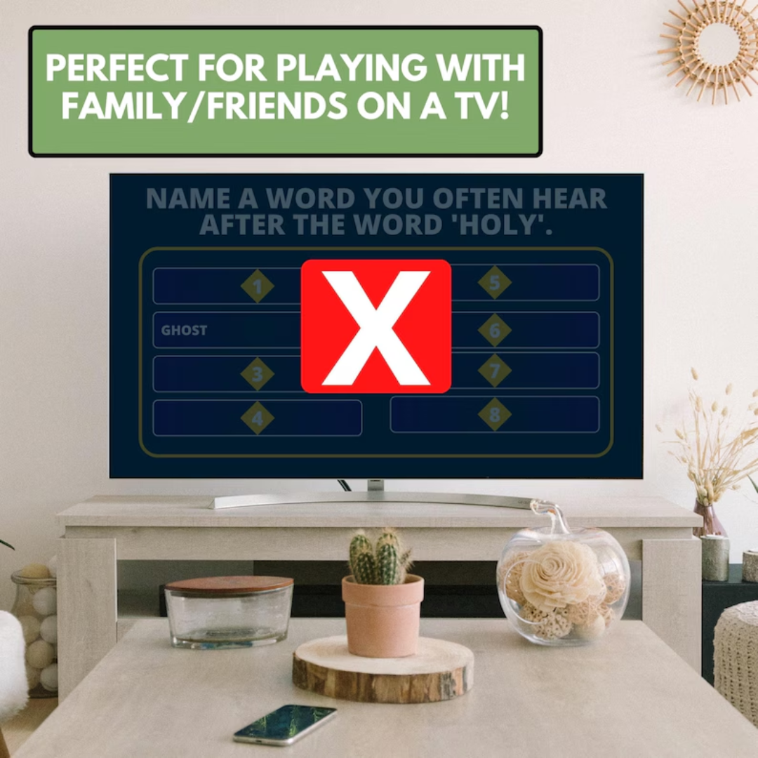 Bible Friendly Feud Game, PowerPoint Game, Christian Activities for Bible Study & Youth Group Games