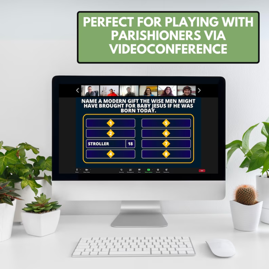Bible Friendly Feud Game, PowerPoint Game, Christian Activities for Bible Study & Youth Group Games