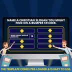 Bible Friendly Feud Game, PowerPoint Game, Christian Activities for Bible Study & Youth Group Games