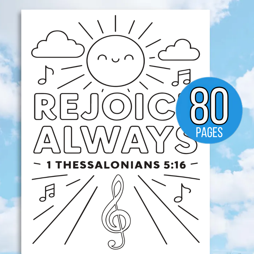 Kids Bible Verse Coloring Pages, Christian Coloring Pages, Instant Download