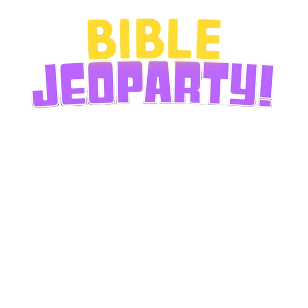 Bible Jeoparty Game, Bible Trivia Questions, Youth & Adult-Approved